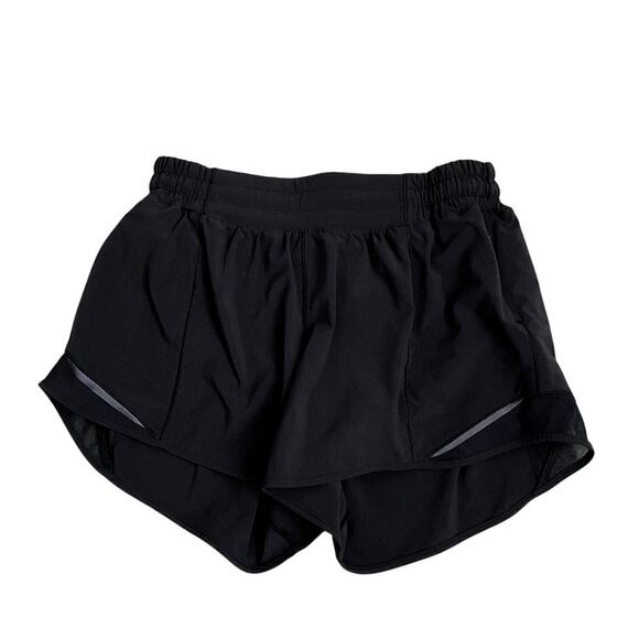 EUC! Lululemon Hottie Hot Shorts Size 4” In  Black - Picture 1 of 3